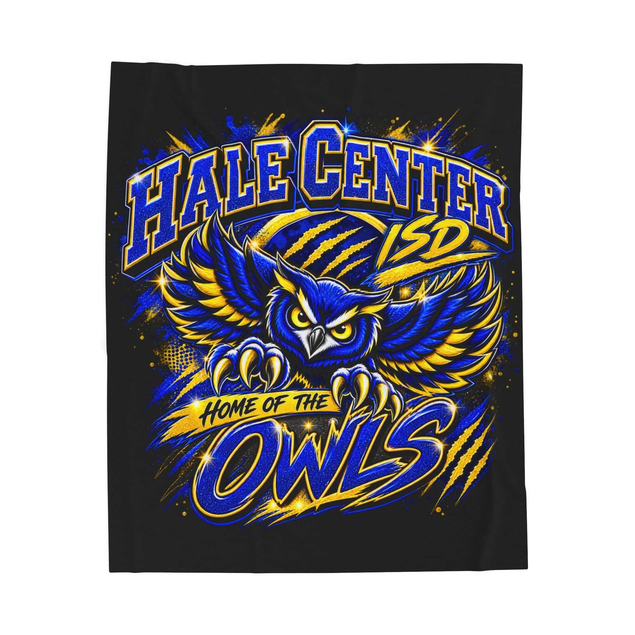 Hale Center Owls Plush Blanket