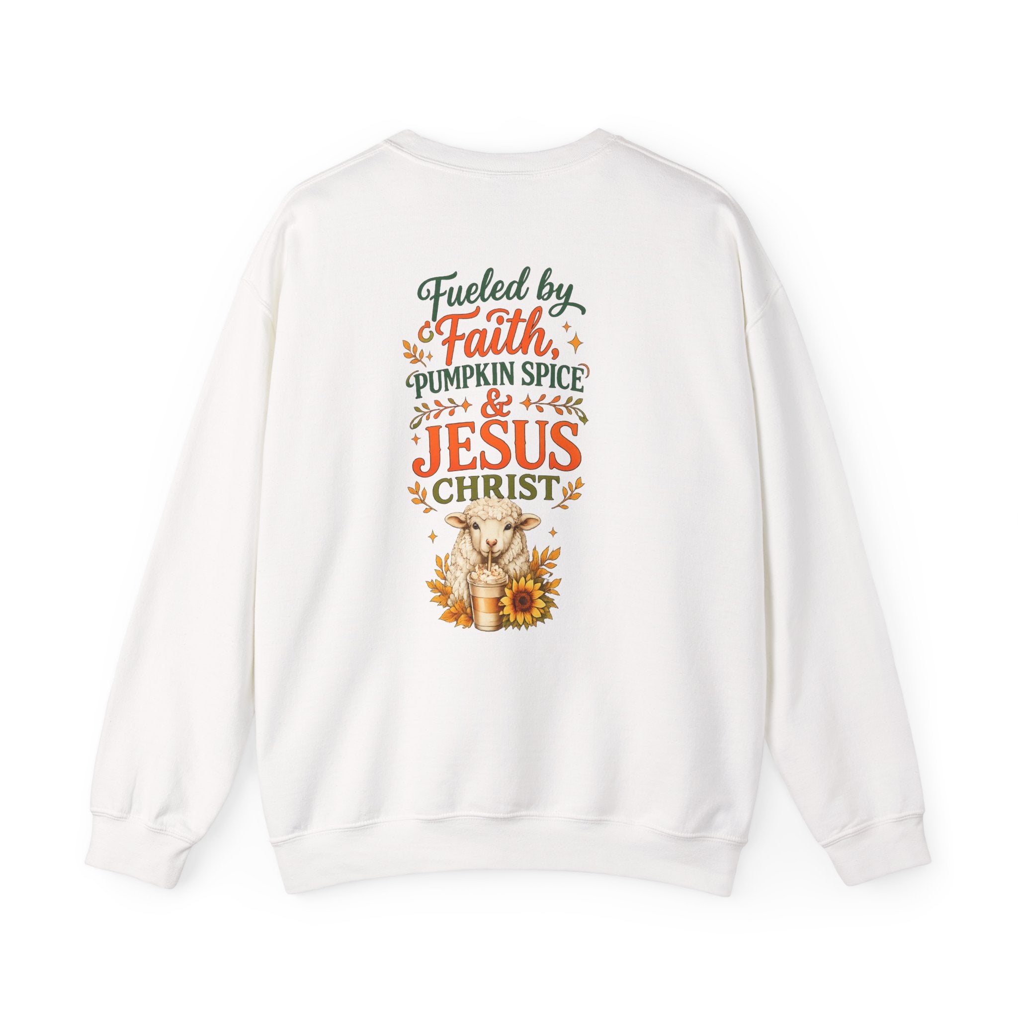 Pumpkin Spice and Jesus Christ Sweatshirt — Faith & Fall Crewneck