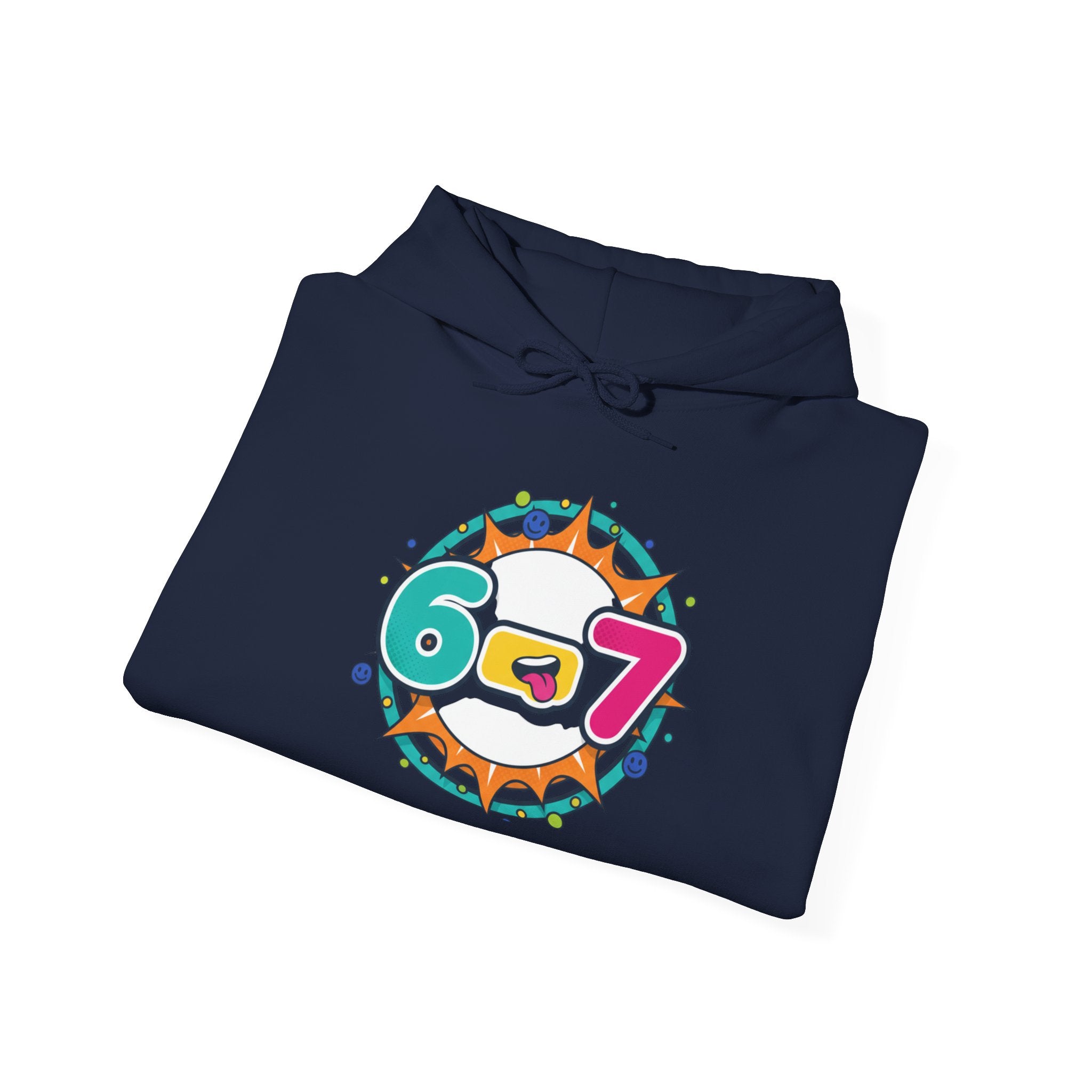 67 Minimalist Number Hoodie | 67 shirt, absurdist humor, TikTok meme