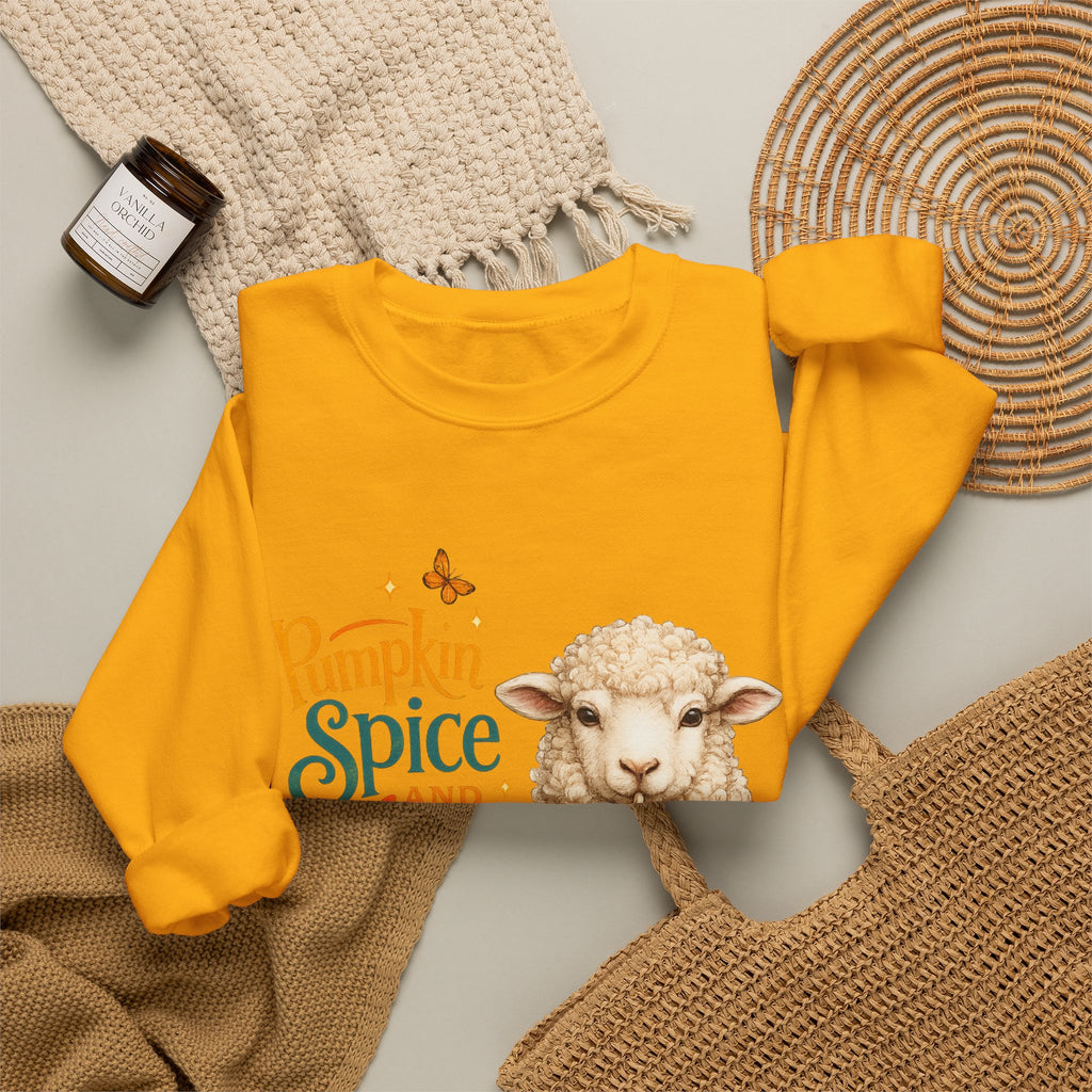 Pumpkin Spice and Jesus Christ Sweatshirt — Faith & Fall Crewneck