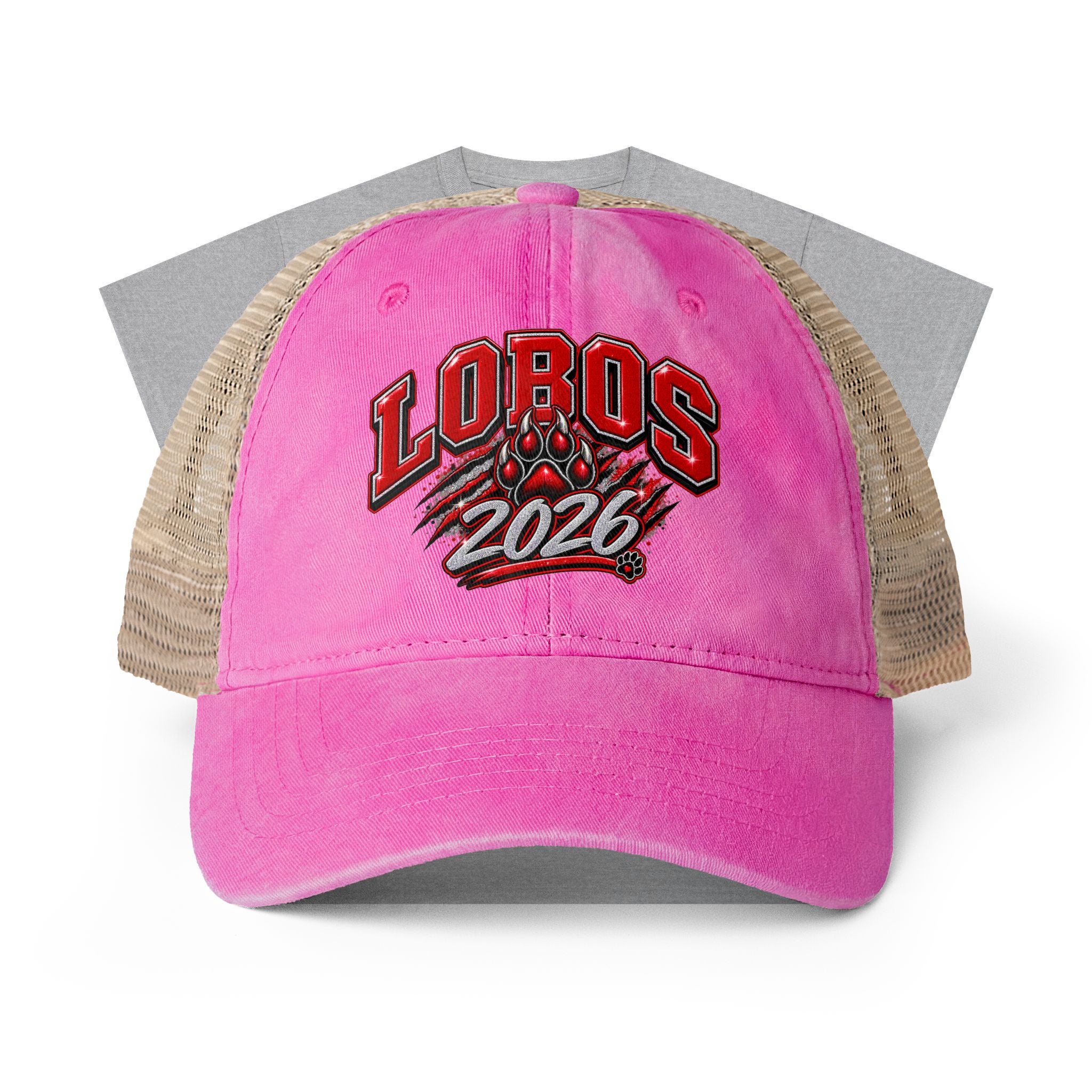 Women's Washed Mesh-Back Cap