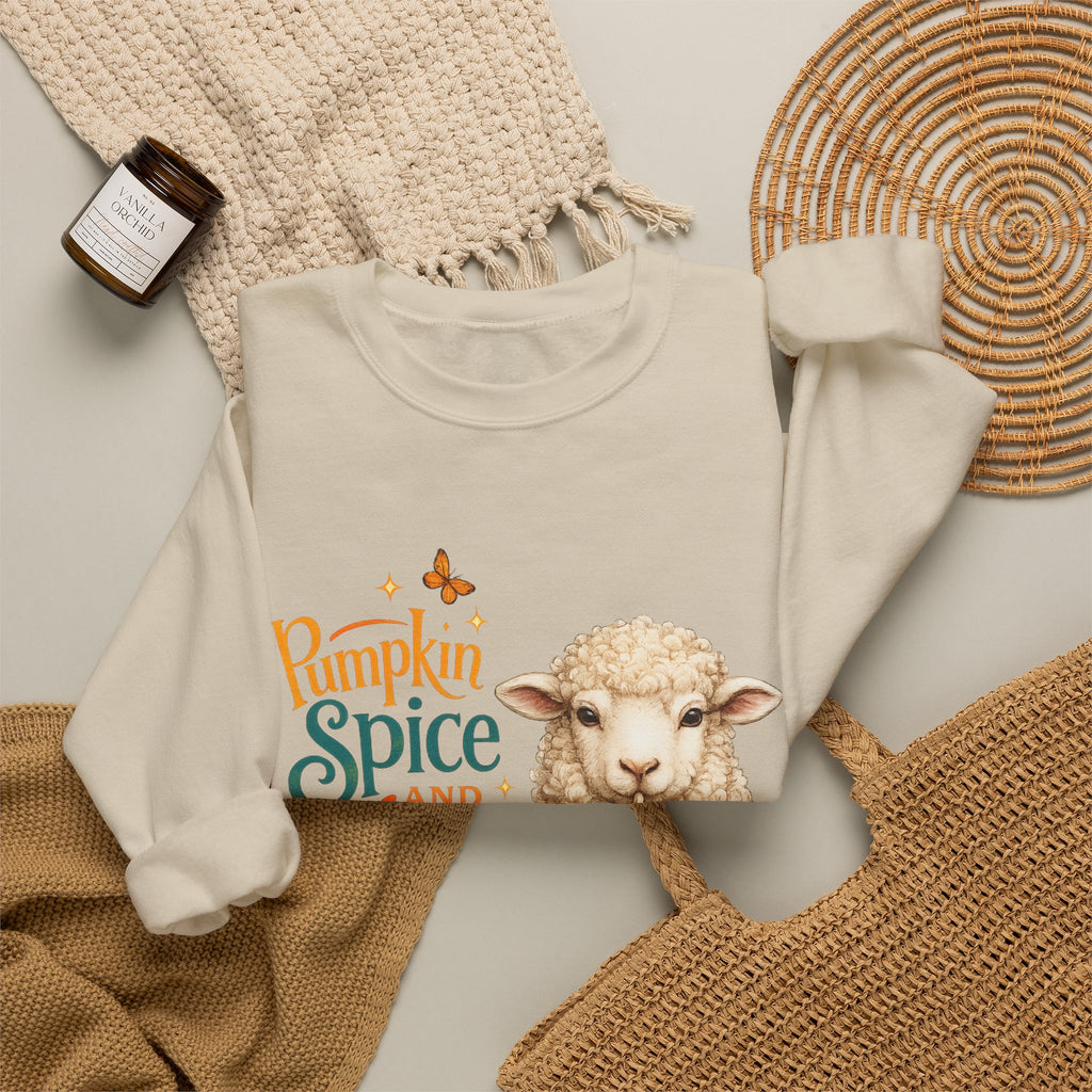 Pumpkin Spice and Jesus Christ Sweatshirt — Faith & Fall Crewneck