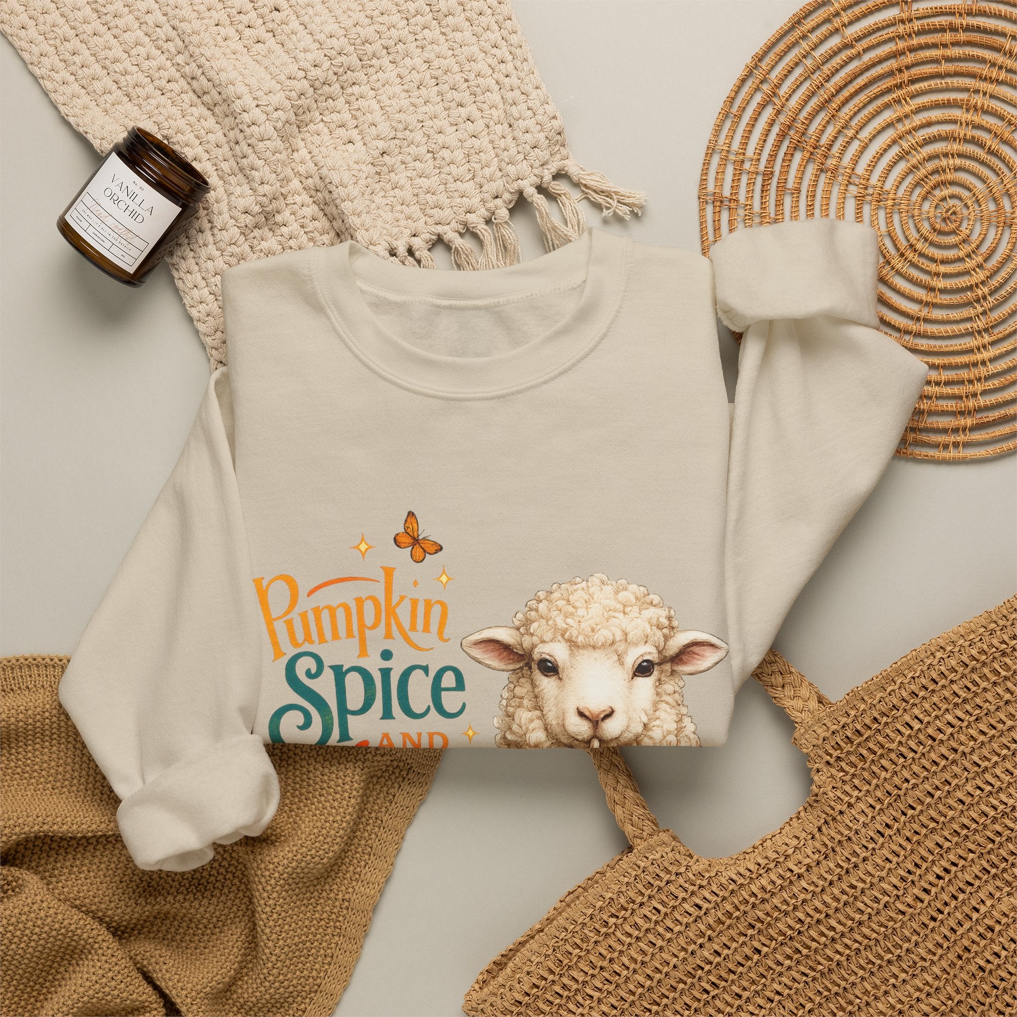 Pumpkin Spice and Jesus Christ Sweatshirt — Faith & Fall Crewneck