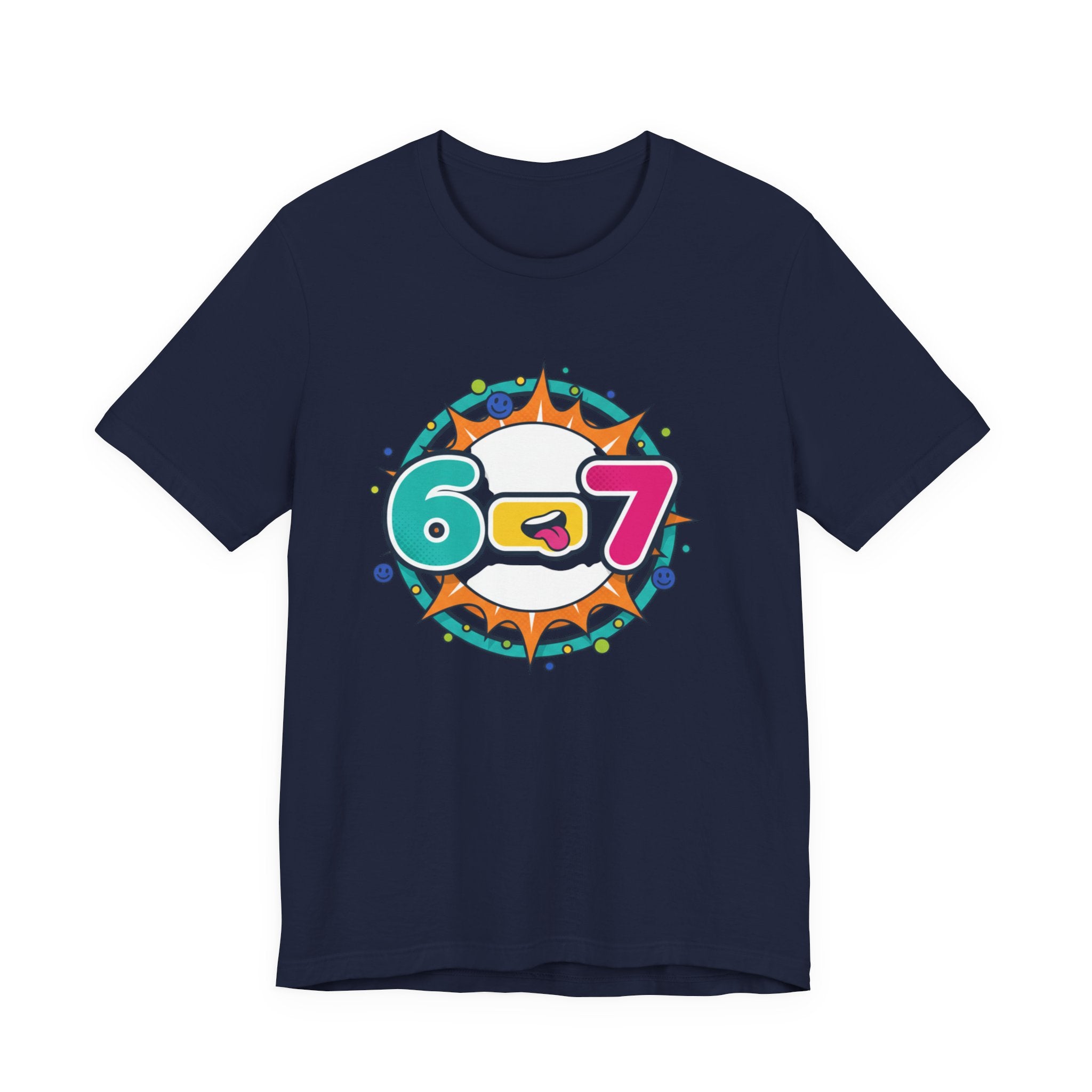 67 Shirt, Random Number Meme Tee | Absurdist Humor, Minimalist Type