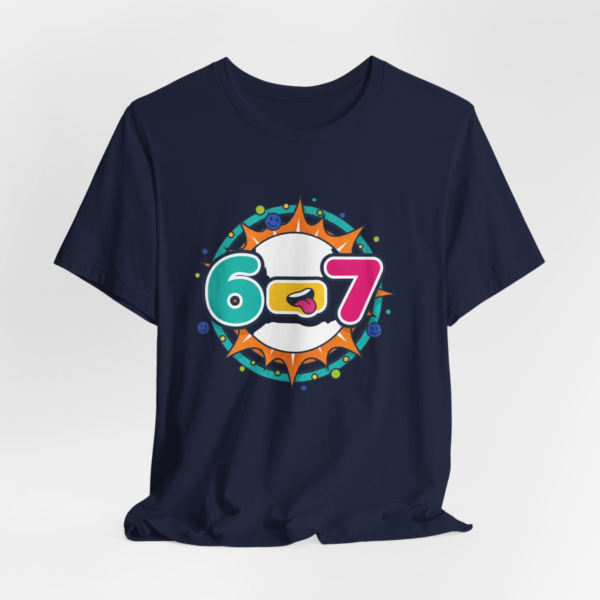 67 Shirt, Random Number Meme Tee | Absurdist Humor, Minimalist Type