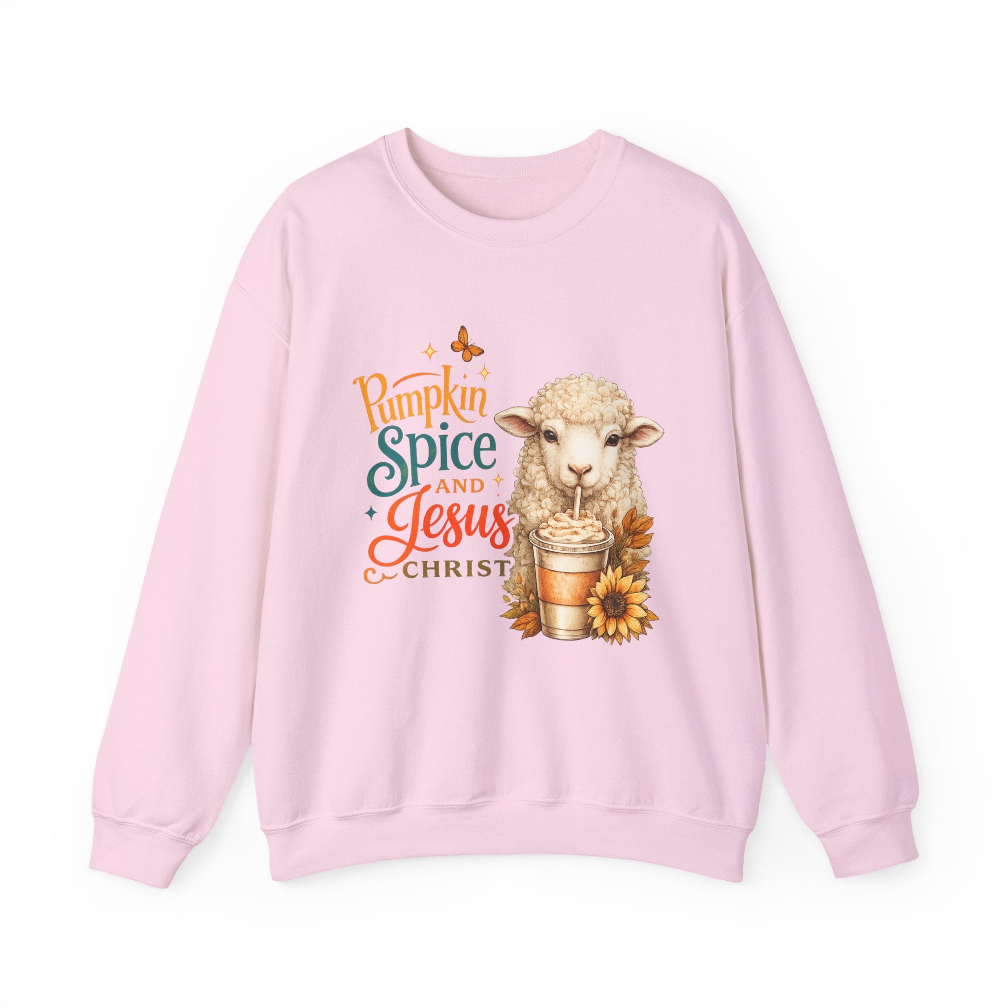 Pumpkin Spice and Jesus Christ Sweatshirt — Faith & Fall Crewneck