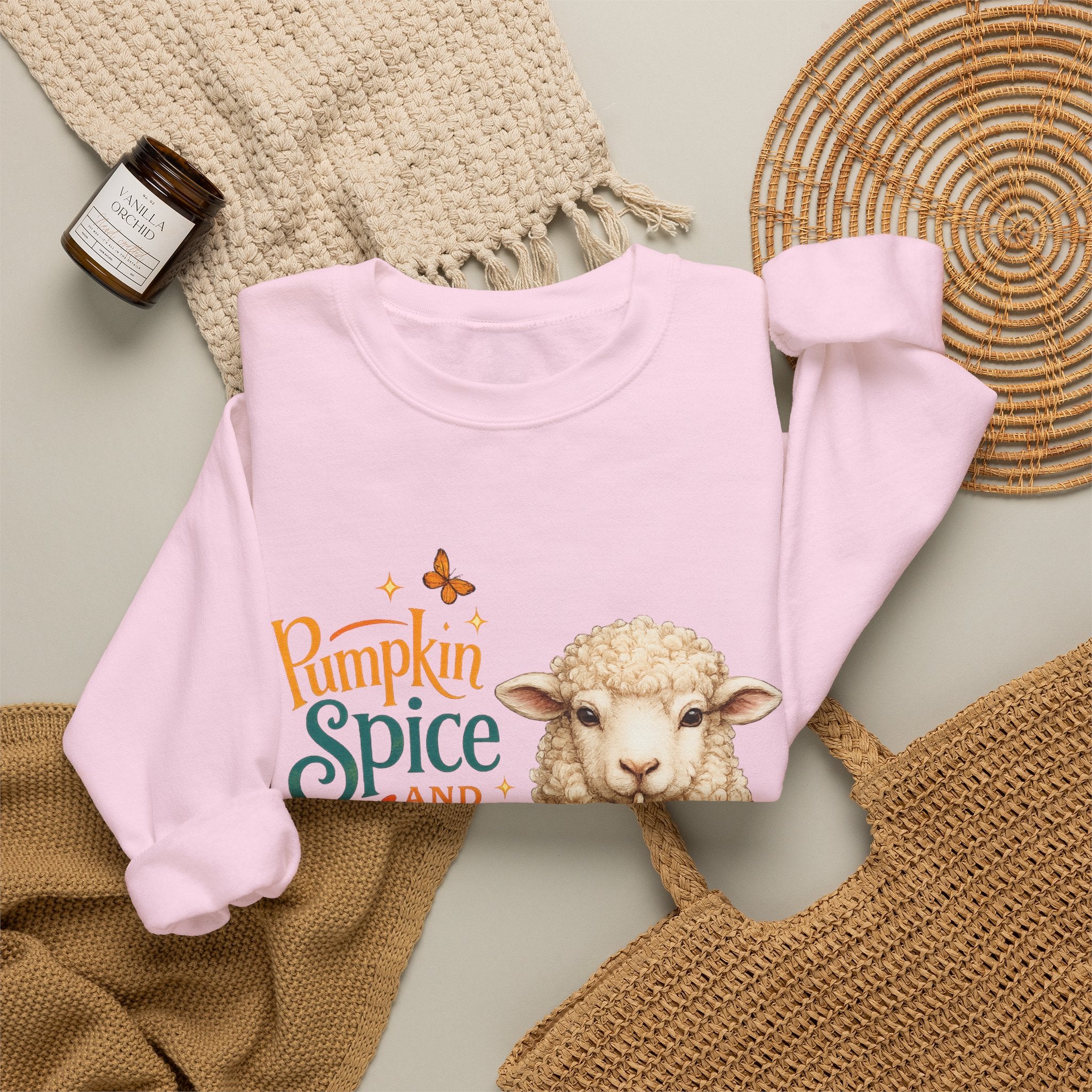 Pumpkin Spice and Jesus Christ Sweatshirt — Faith & Fall Crewneck
