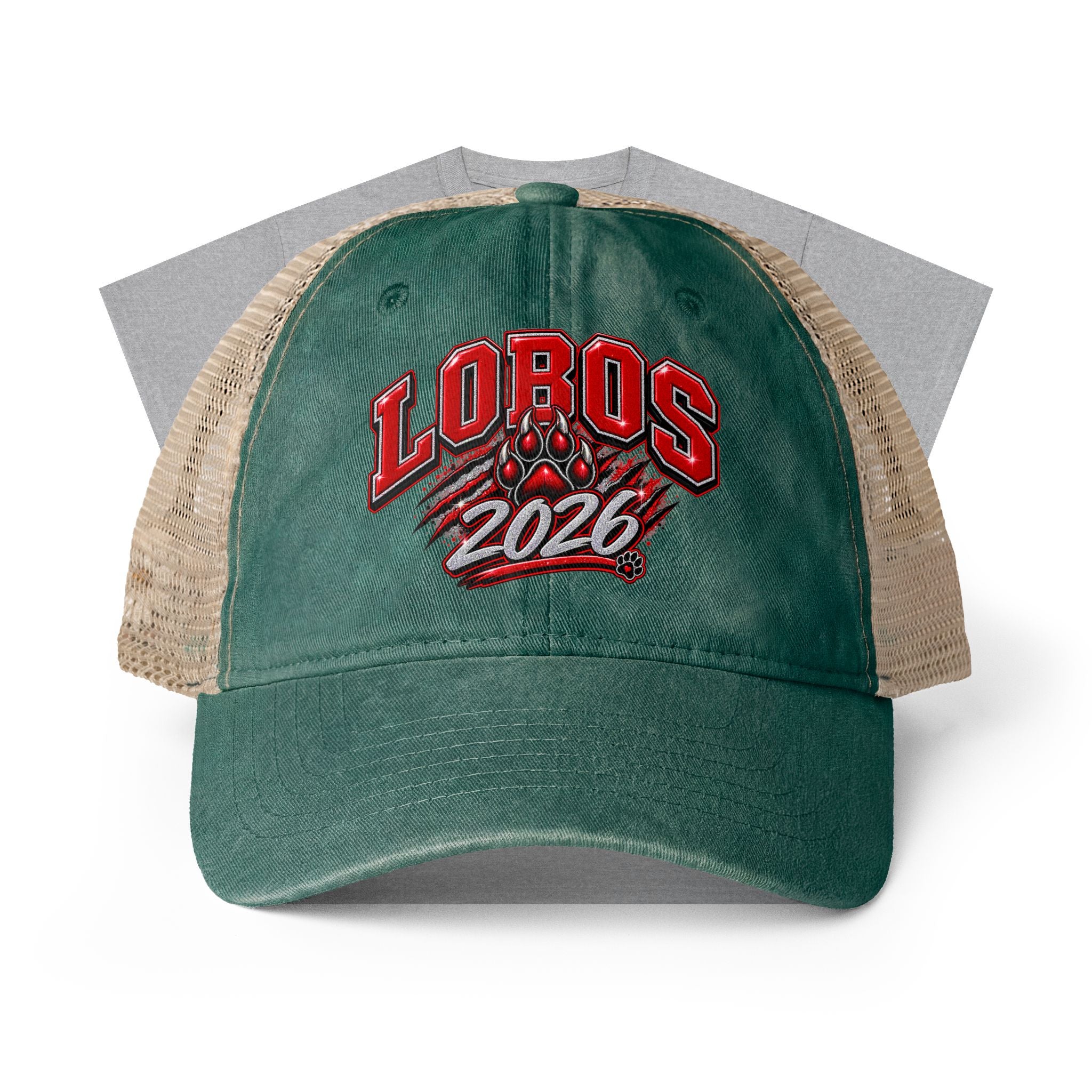Women's Washed Mesh-Back Cap