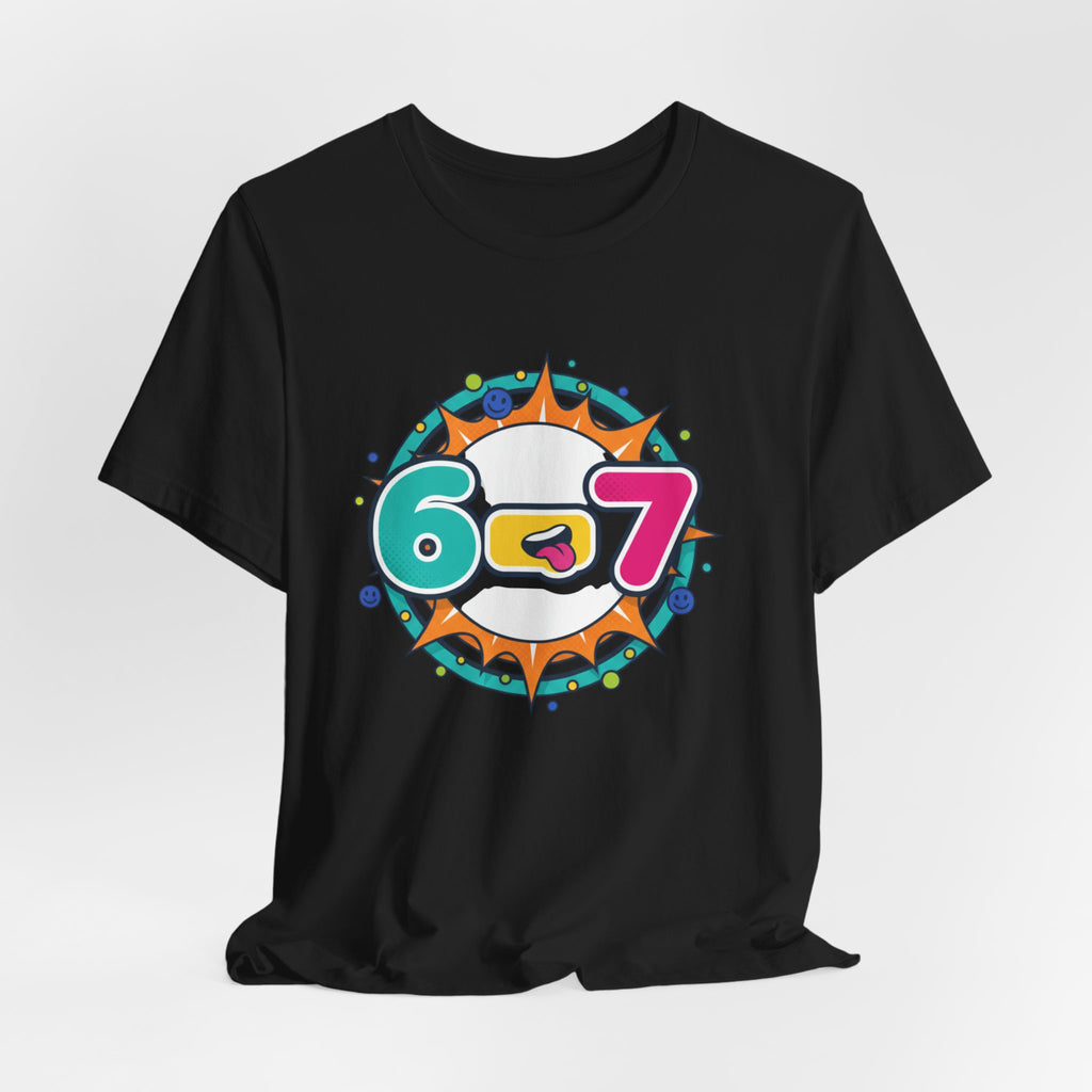 67 Shirt, Random Number Meme Tee | Absurdist Humor, Minimalist Type