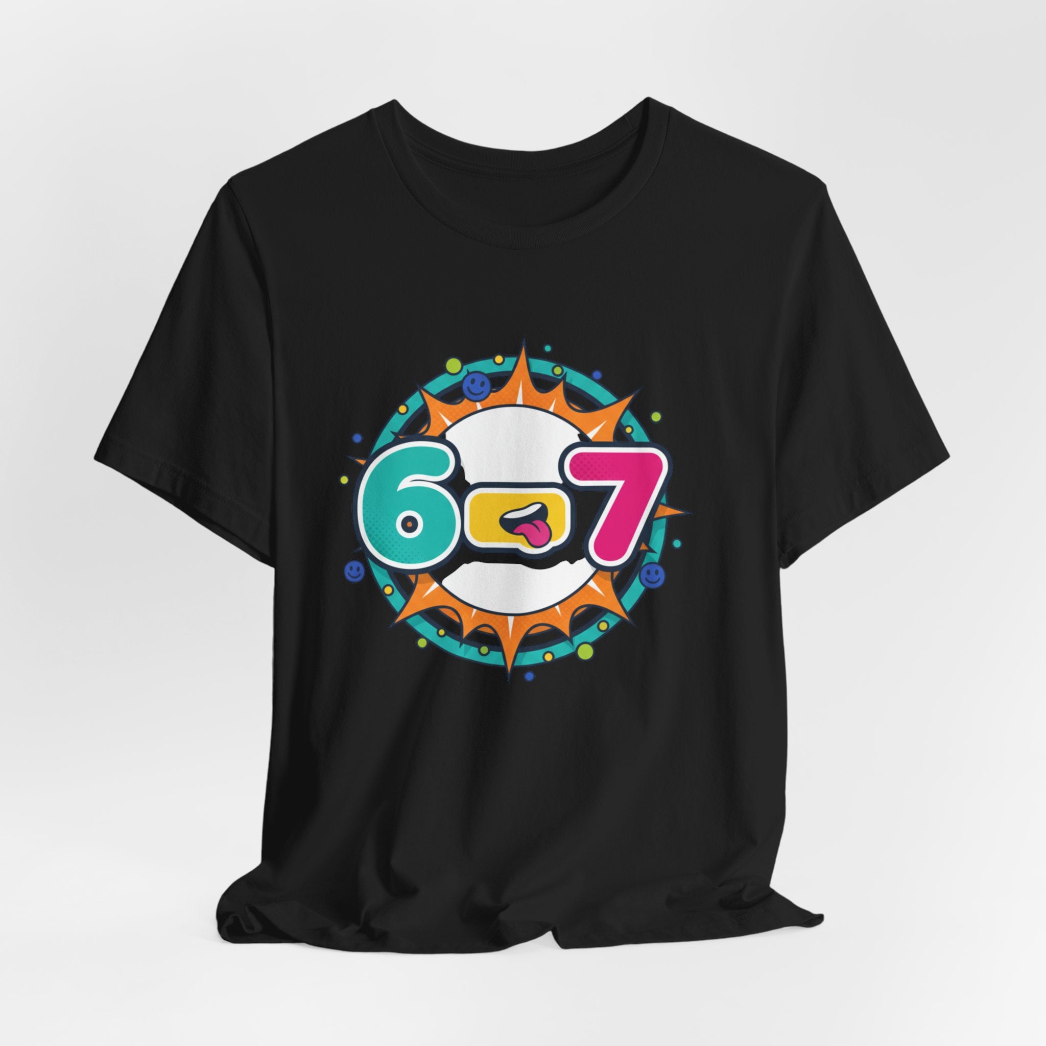 67 Shirt, Random Number Meme Tee | Absurdist Humor, Minimalist Type