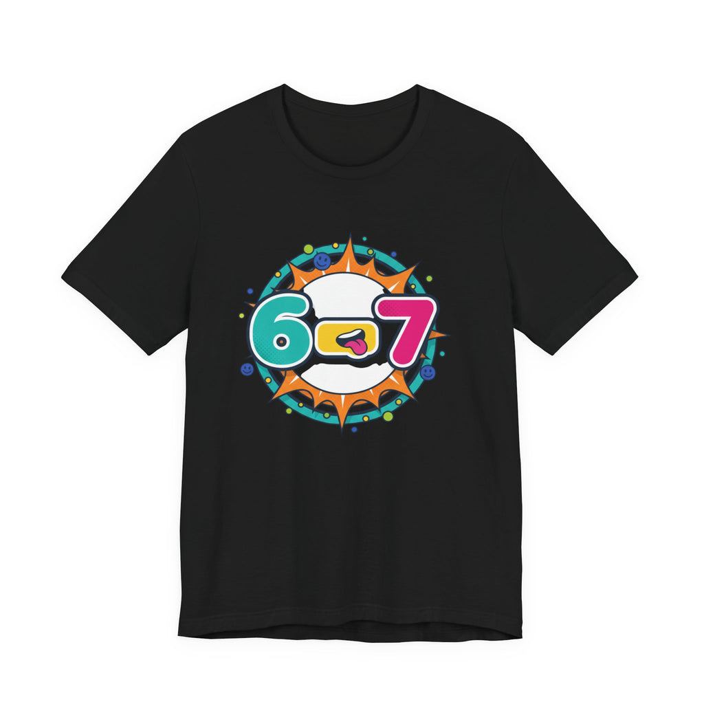 67 Shirt, Random Number Meme Tee | Absurdist Humor, Minimalist Type