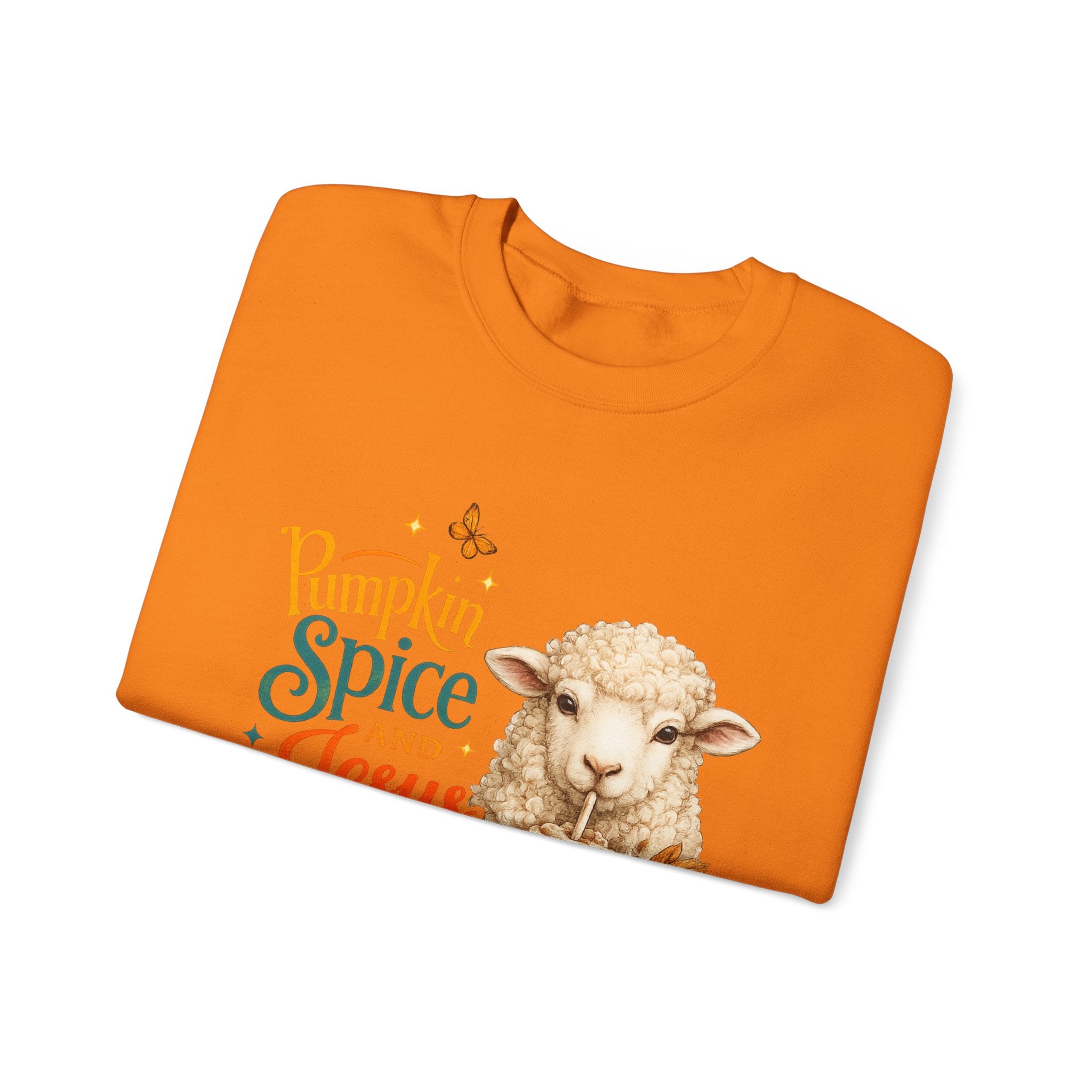 Pumpkin Spice and Jesus Christ Sweatshirt — Faith & Fall Crewneck