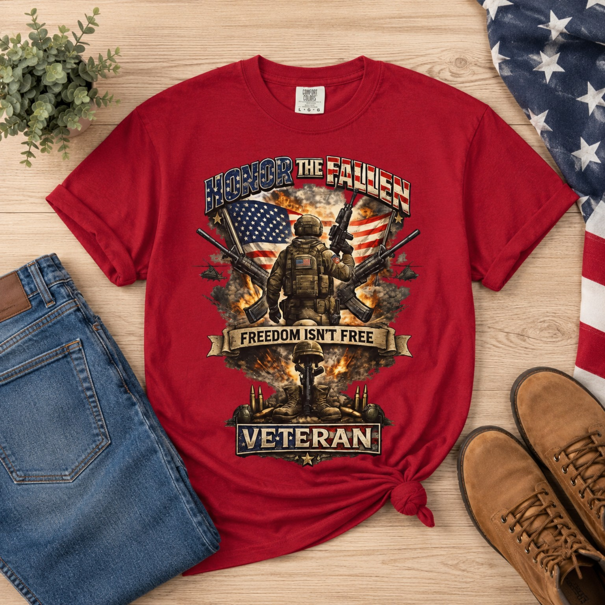 Veteran's Wife T-Shirt — Proud Military Spouse Tee