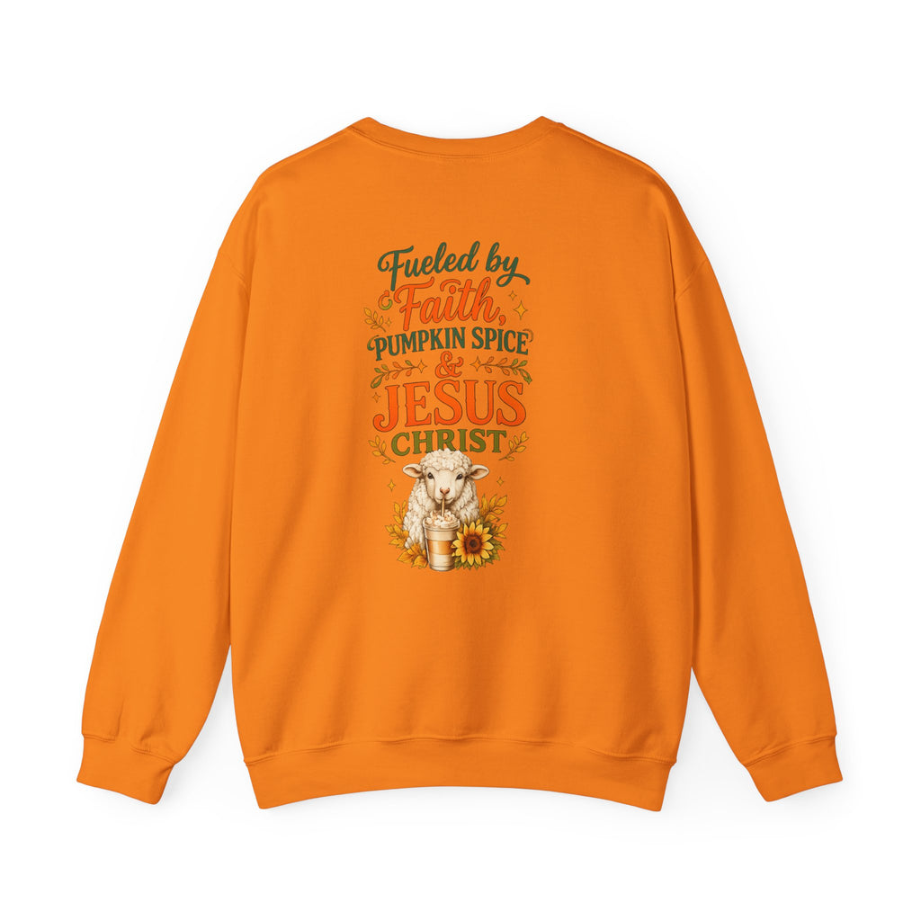 Pumpkin Spice and Jesus Christ Sweatshirt — Faith & Fall Crewneck