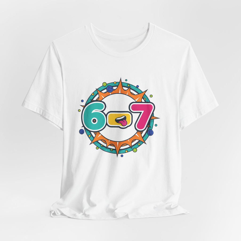 67 Shirt, Random Number Meme Tee | Absurdist Humor, Minimalist Type