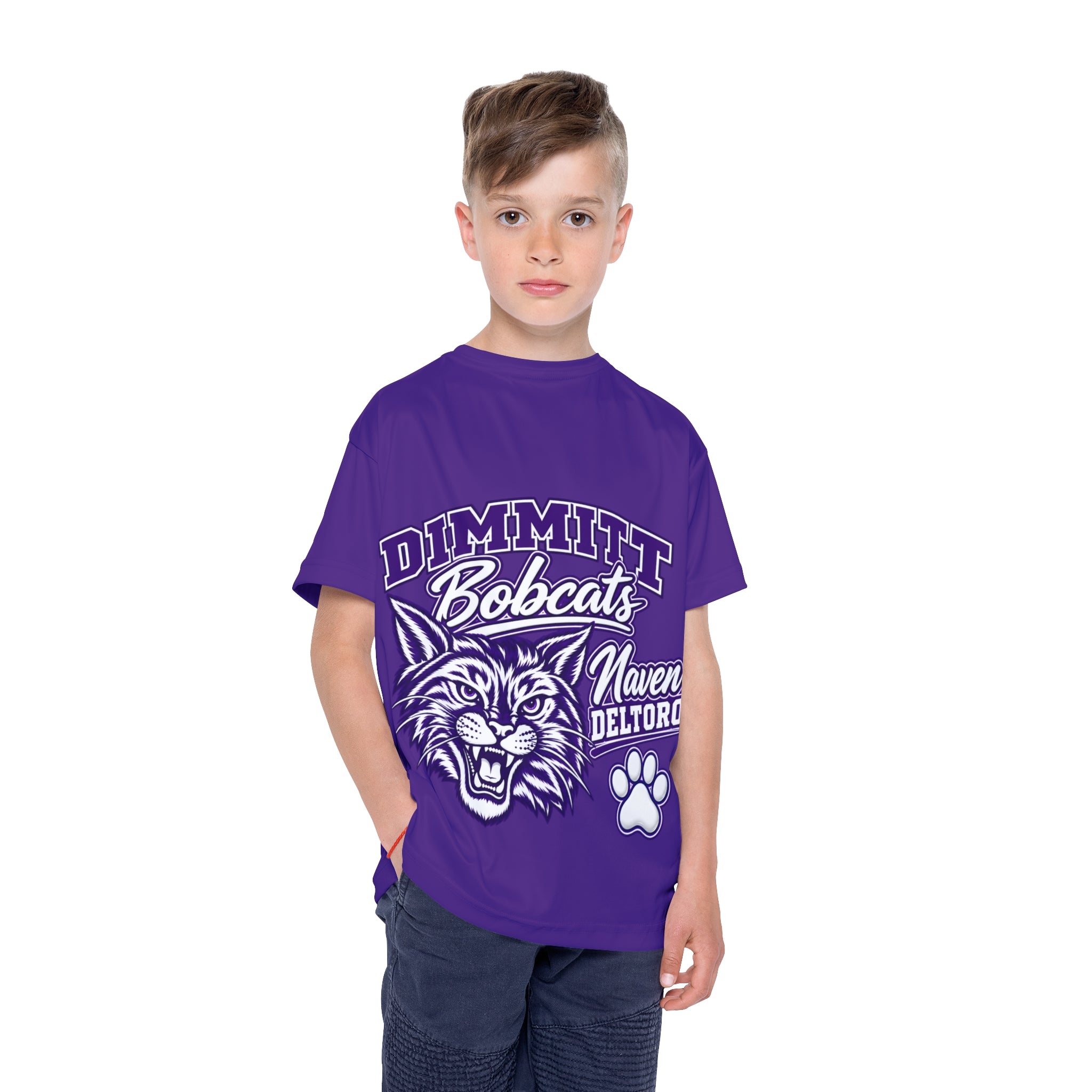 Dimmitt Bobcats Kids Jersey (AOP)
