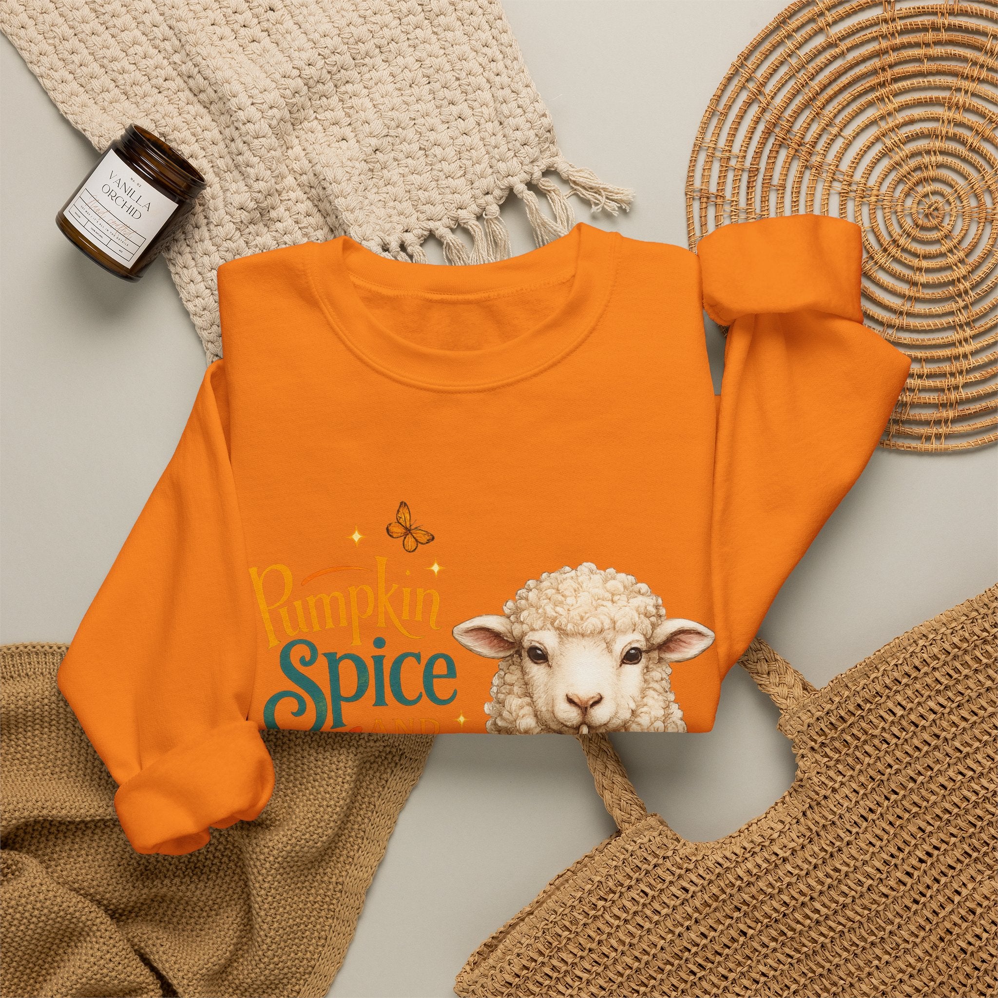 Pumpkin Spice and Jesus Christ Sweatshirt — Faith & Fall Crewneck