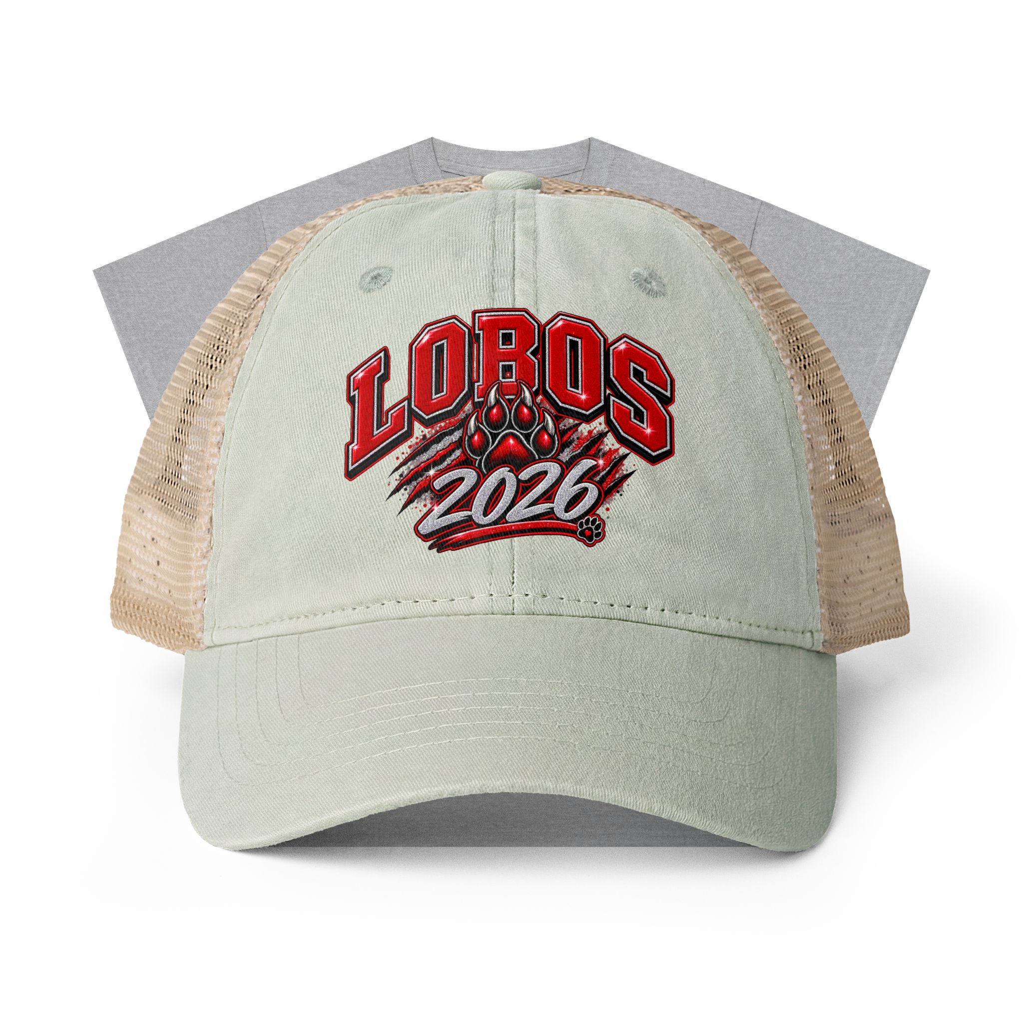 Women's Washed Mesh-Back Cap