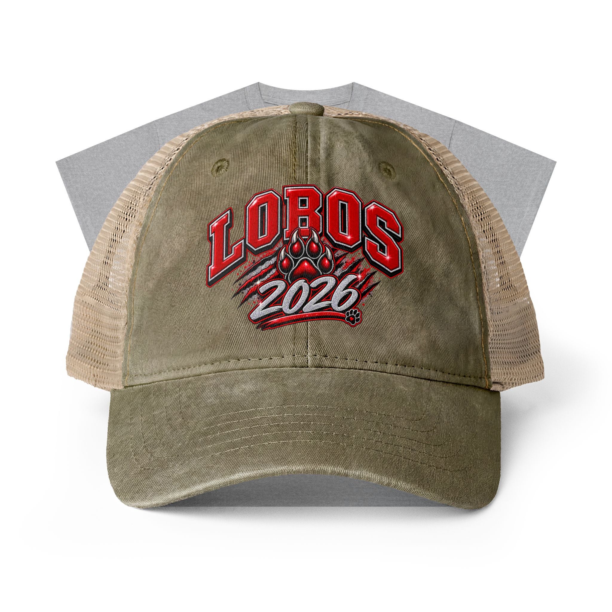Women's Washed Mesh-Back Cap