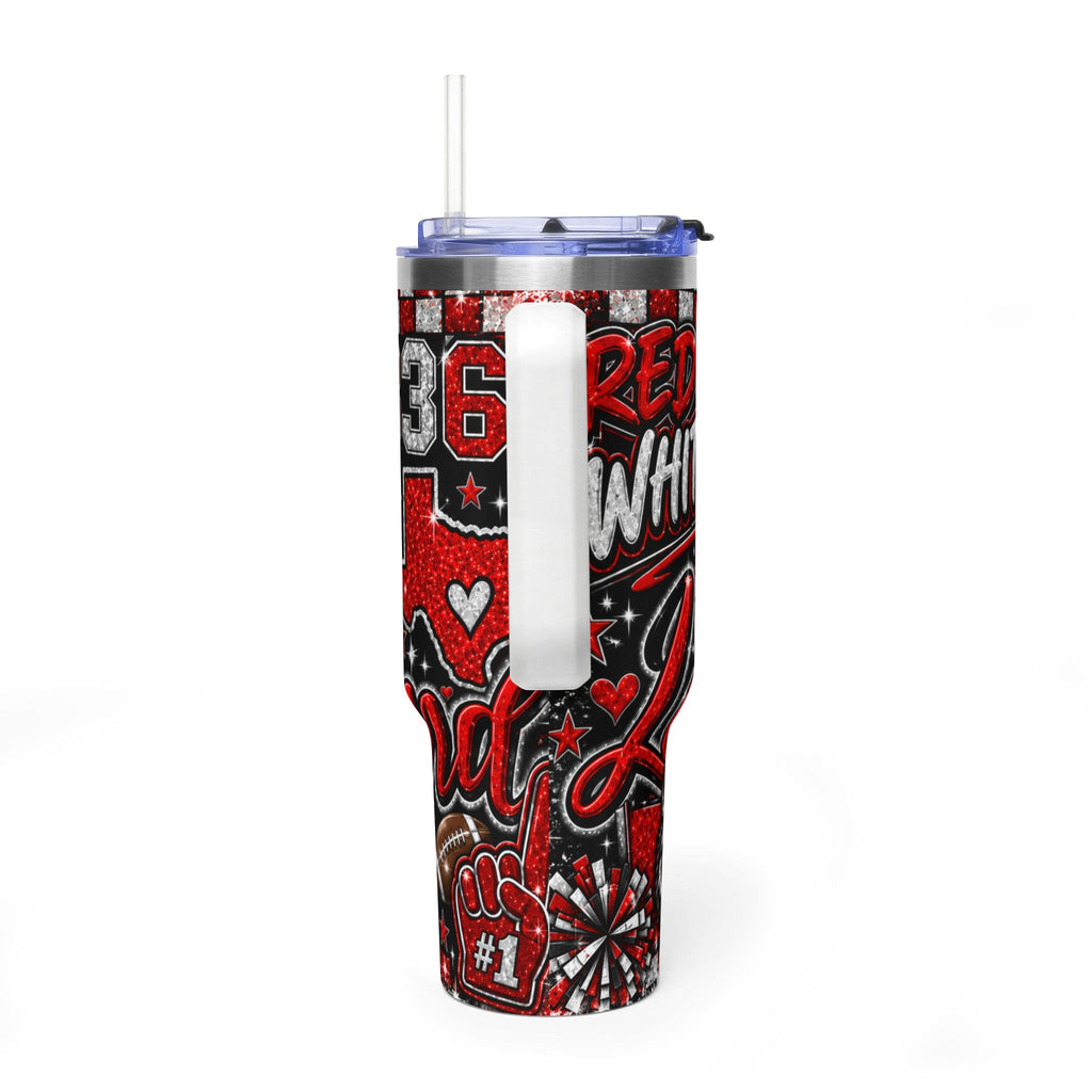 Levelland Lobos Vacuum Thermal Tumbler, 40oz