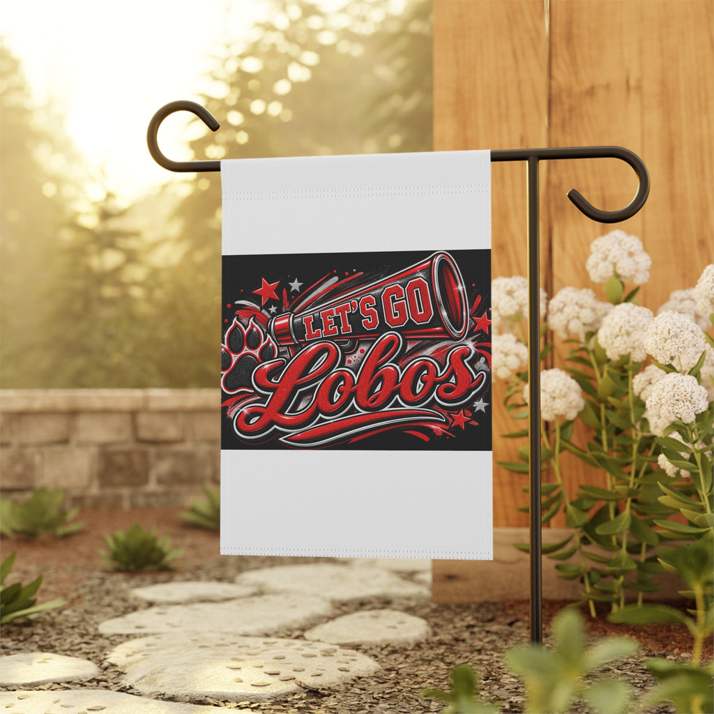Let’s Go Lobos Garden Flag - Team Spirit House Banner