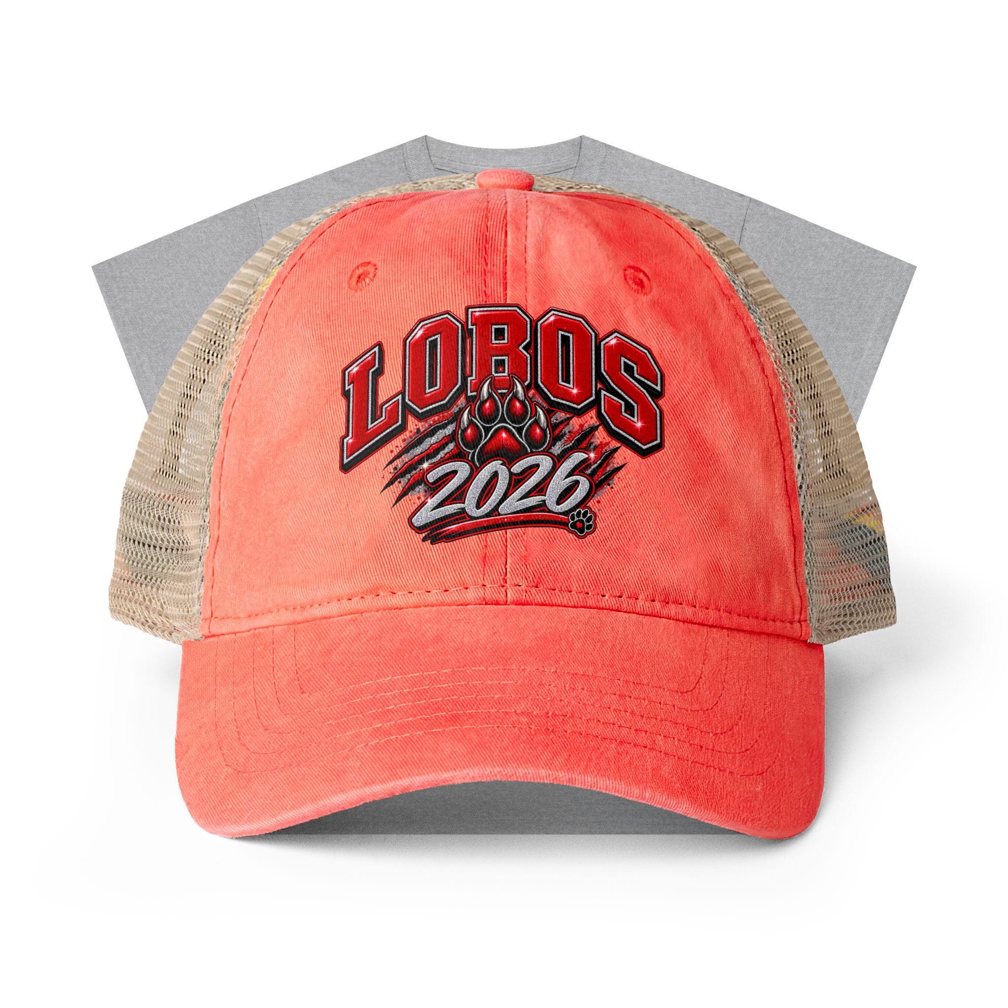 Women's Washed Mesh-Back Cap