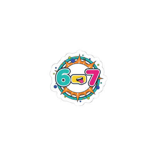 67 Meme Sticker | absurdist humor, random number meme