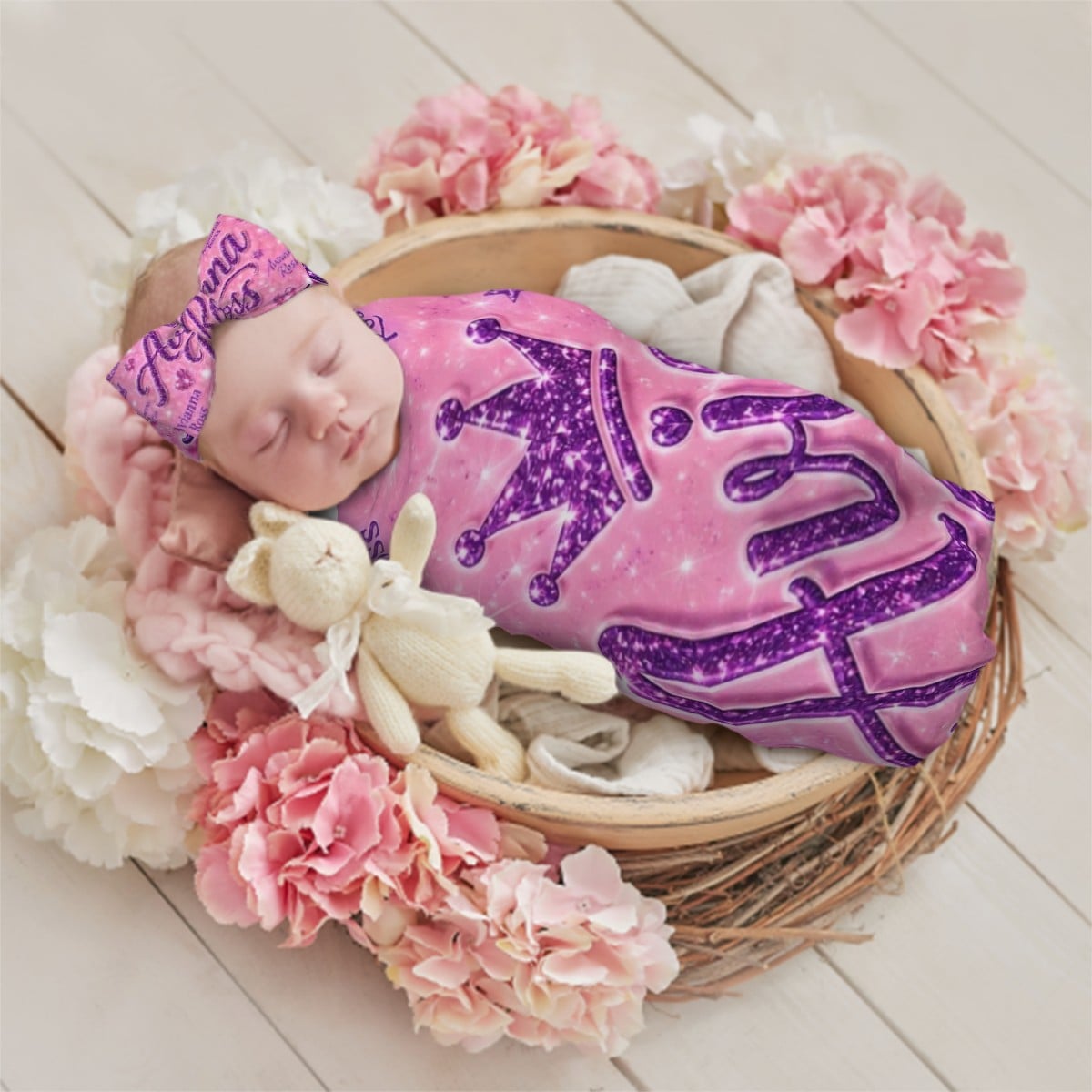 Baby Headbands  Swaddle Blanket Set 1000013016 1000013018 1000013016