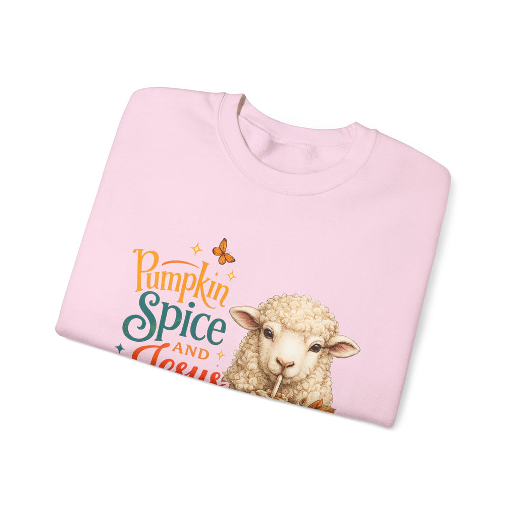 Pumpkin Spice and Jesus Christ Sweatshirt — Faith & Fall Crewneck