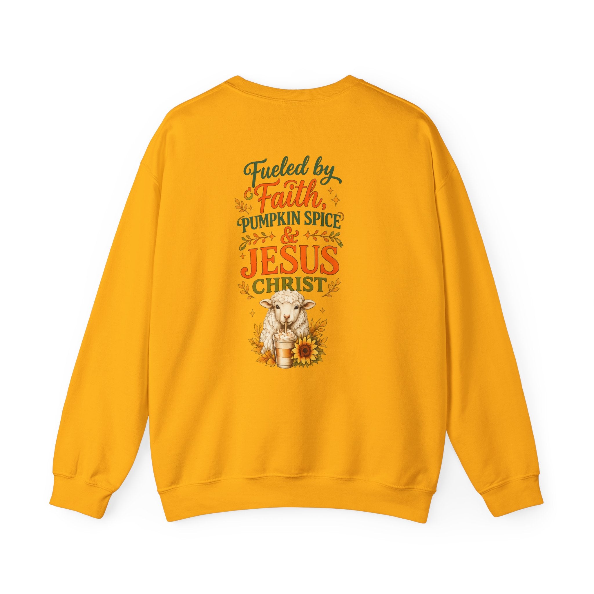Pumpkin Spice and Jesus Christ Sweatshirt — Faith & Fall Crewneck