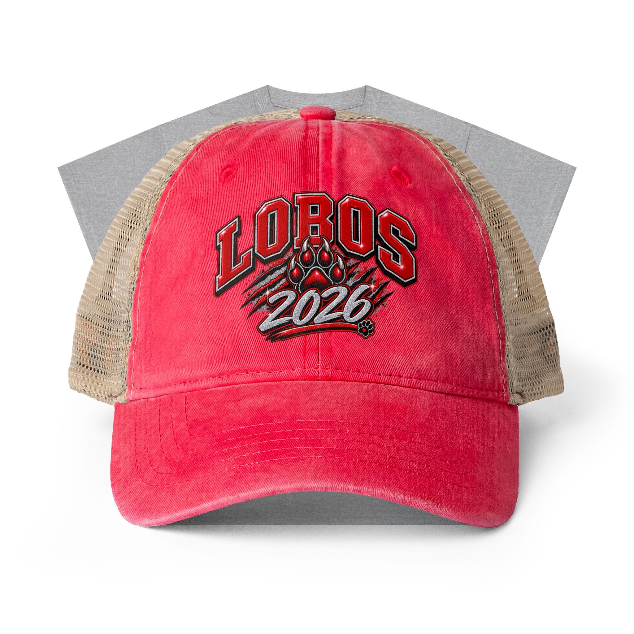 Women's Washed Mesh-Back Cap
